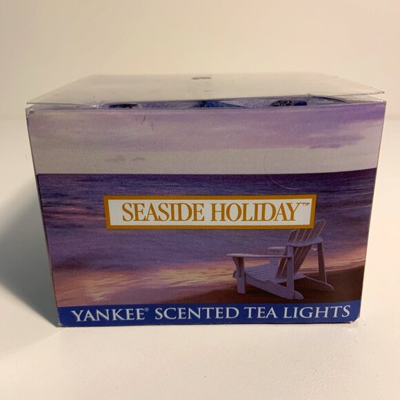 Yankee Candle Tealights Seaside Holiday Full Box of 12 Rare - Picture 1 of 4